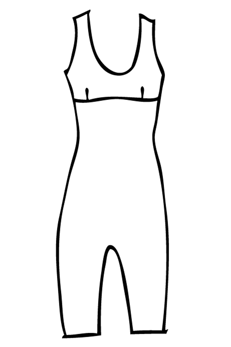 Buoy's Bather - blue print - last size - small!