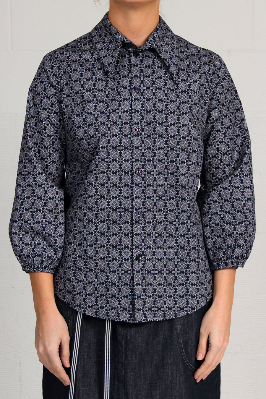 Spring 2024 Cotton Shirting Brenda Shirt - sml, med