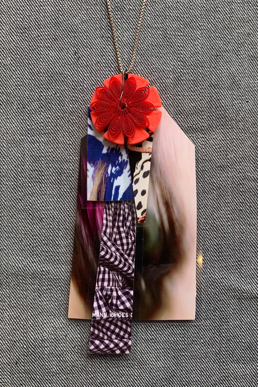 Collage Necklace - Flower