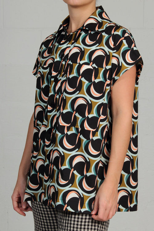 Printed Cotton Gallery Smock