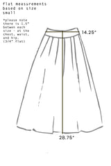Printed Cotton Rene Skirt