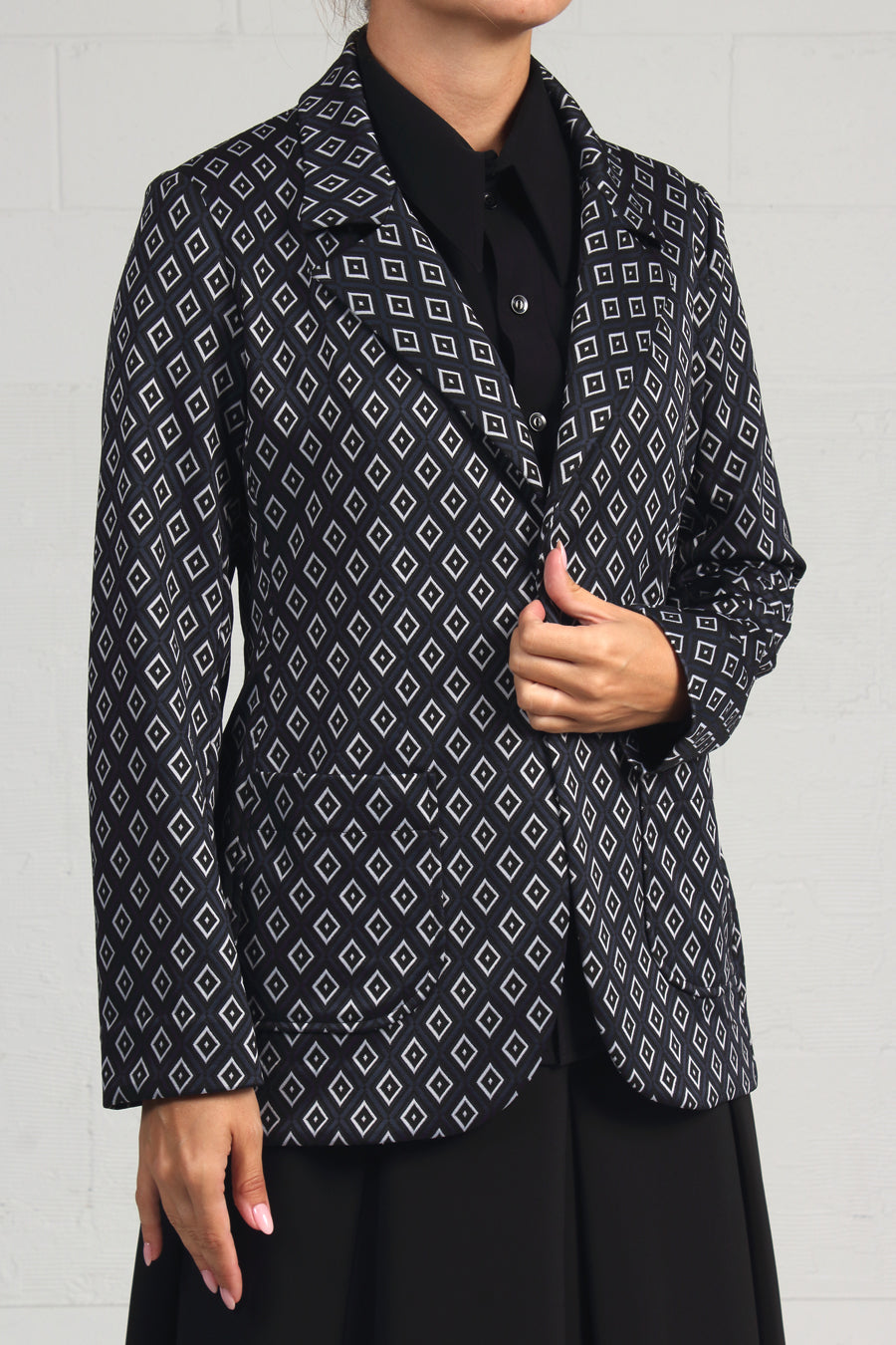 Fall 2024 Diamond Jacquard Ray Jacket - xsm