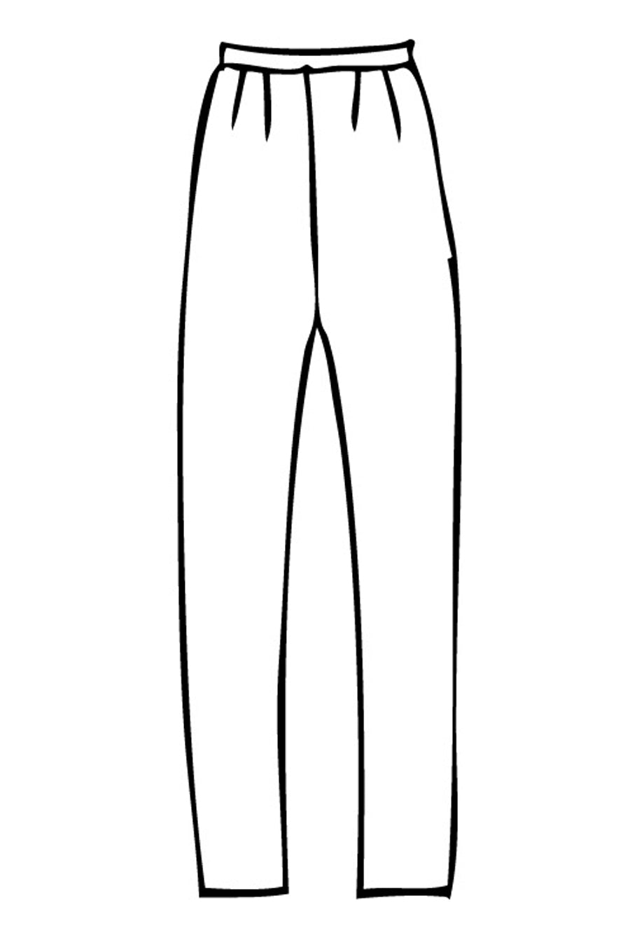 Floral Jacquard Service Pant - SOLD OUT