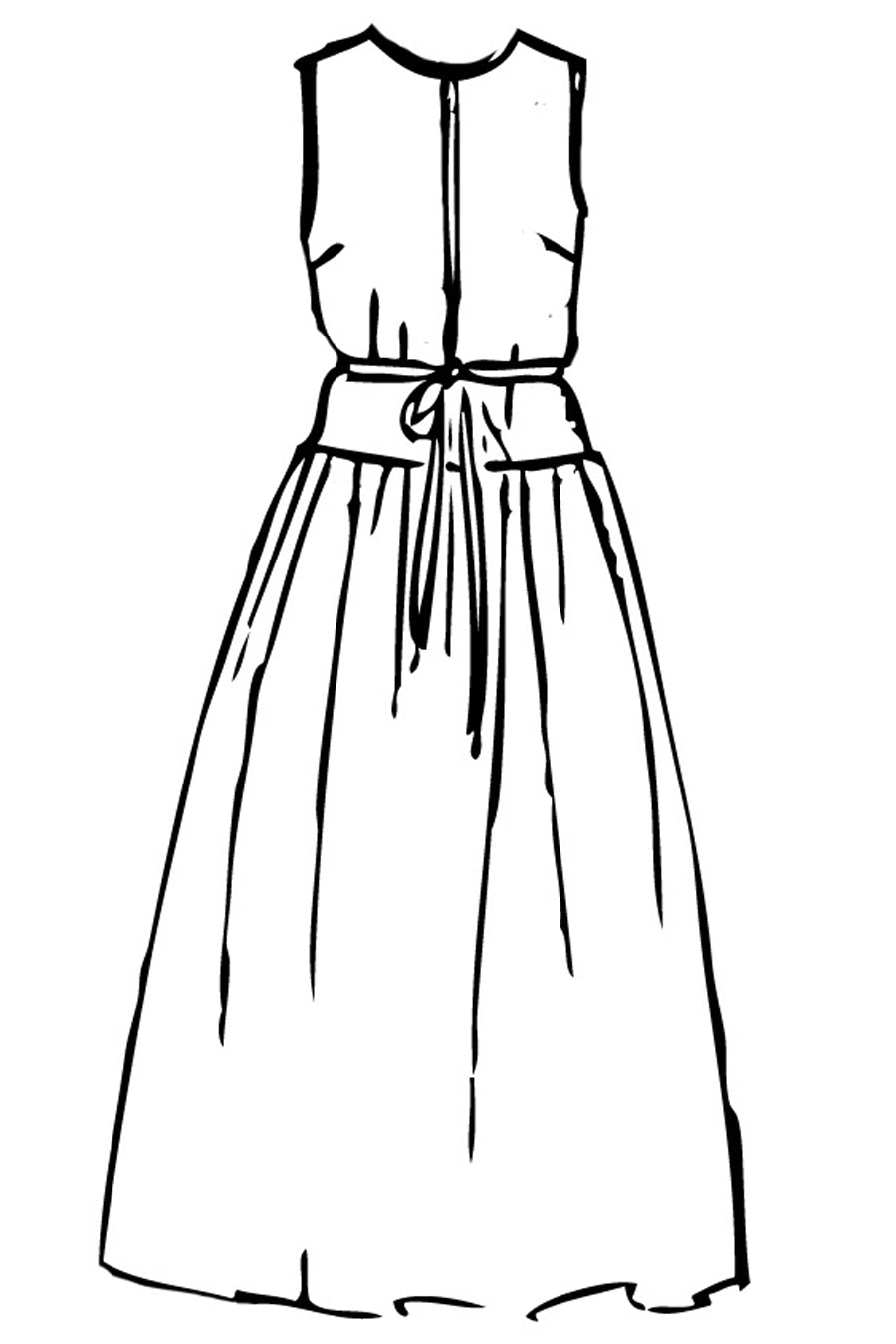 Floral Linen Trill Dress - xlg - last one!