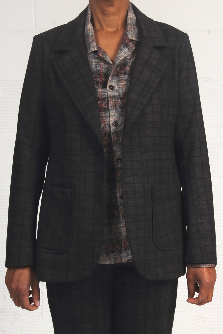 Gray Plaid Ray Jacket - SOLD OUT