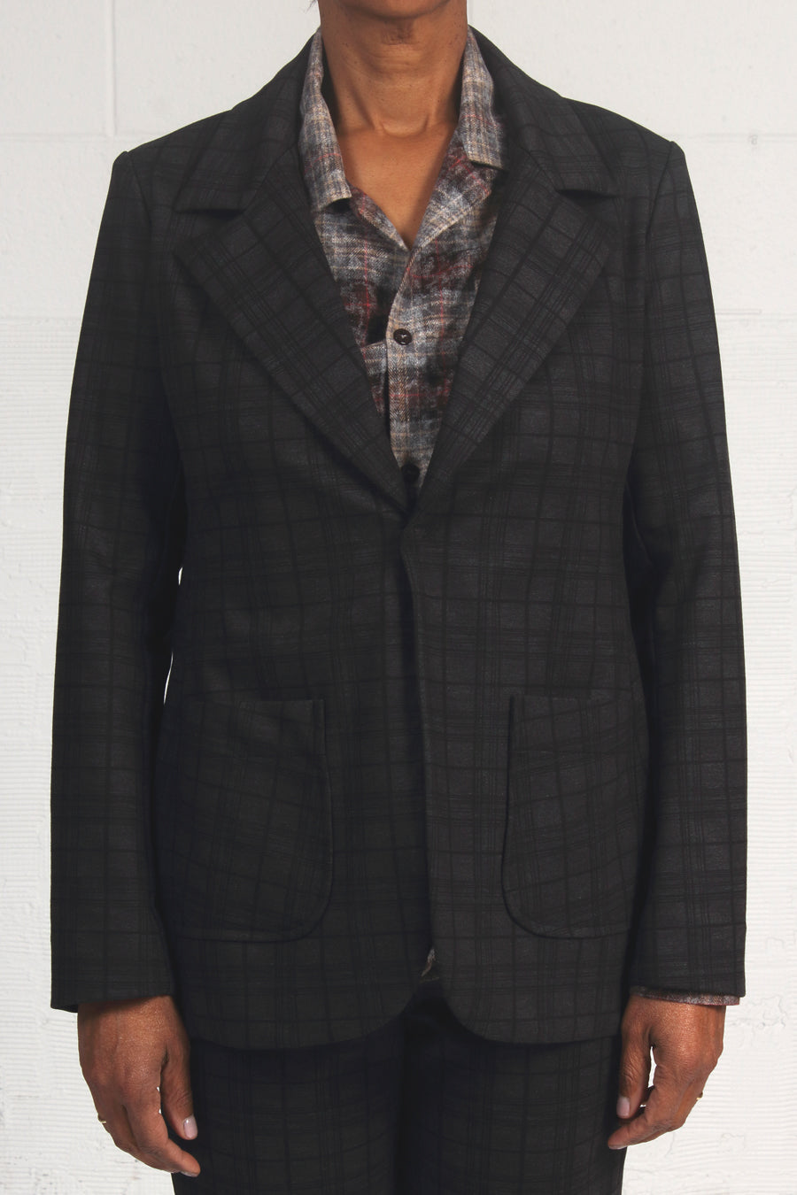 Gray Plaid Ray Jacket - SOLD OUT