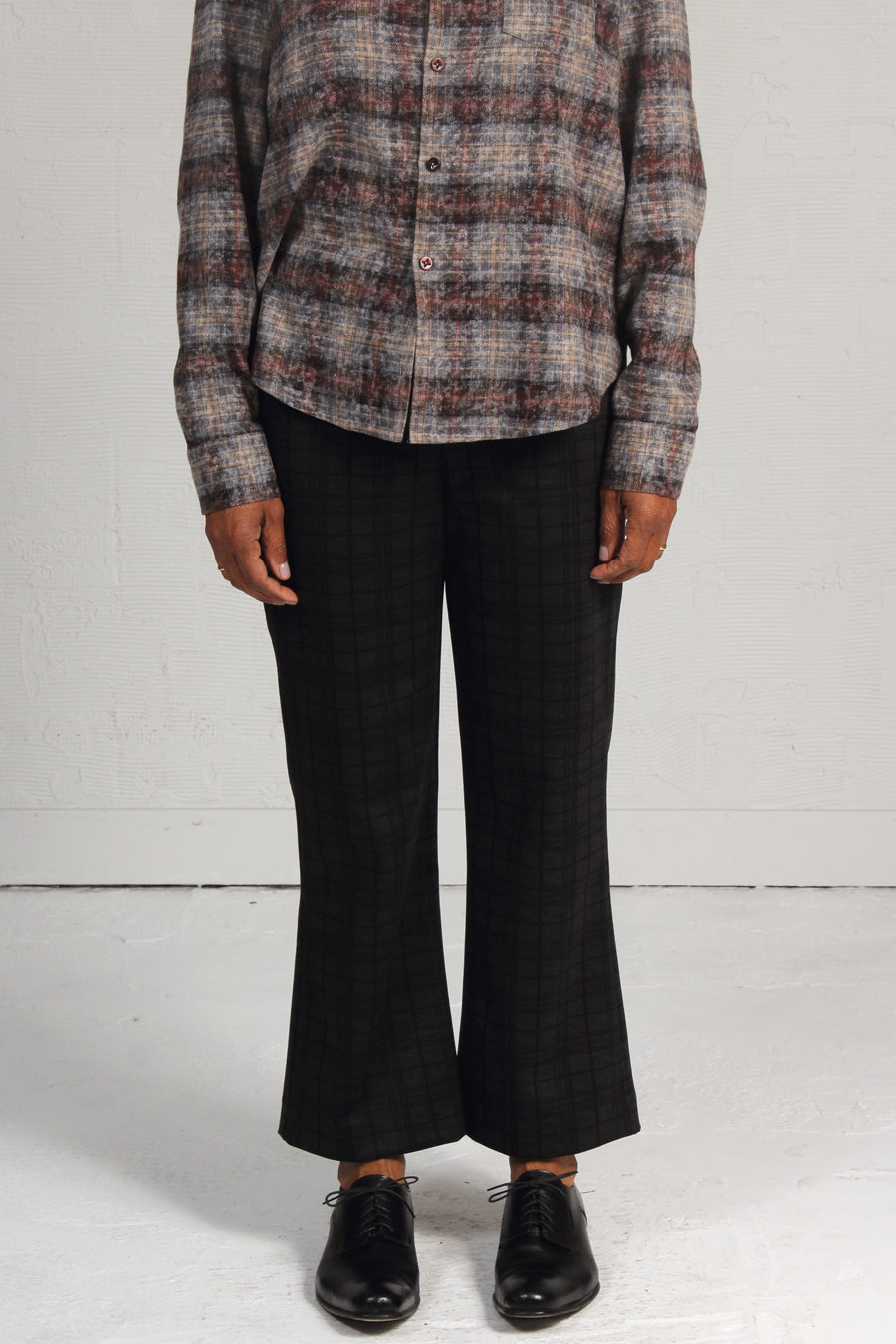 Gray Plaid Santana Pant - back in stock!