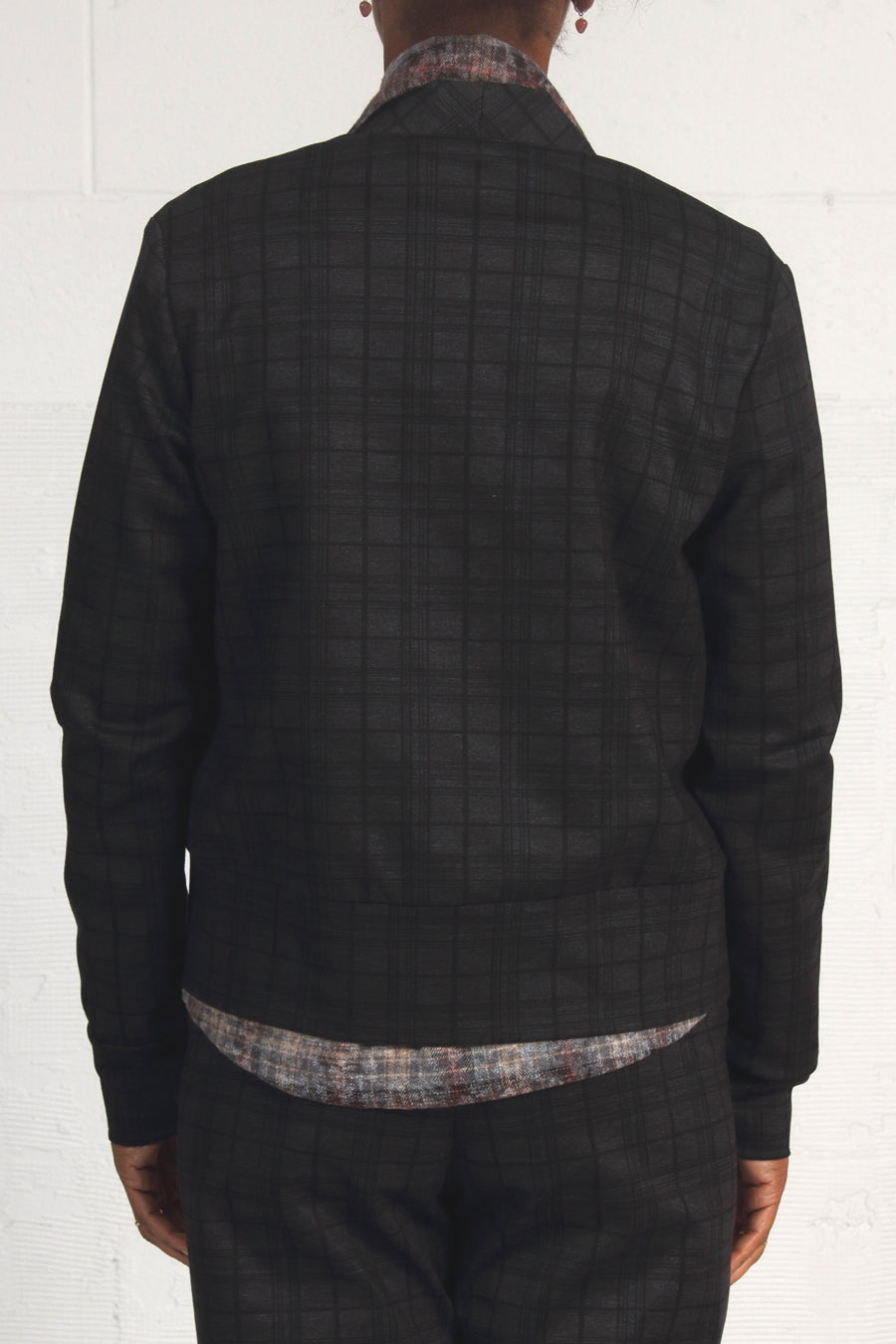 Gray Plaid Viggo Cardigan - last one - xsm