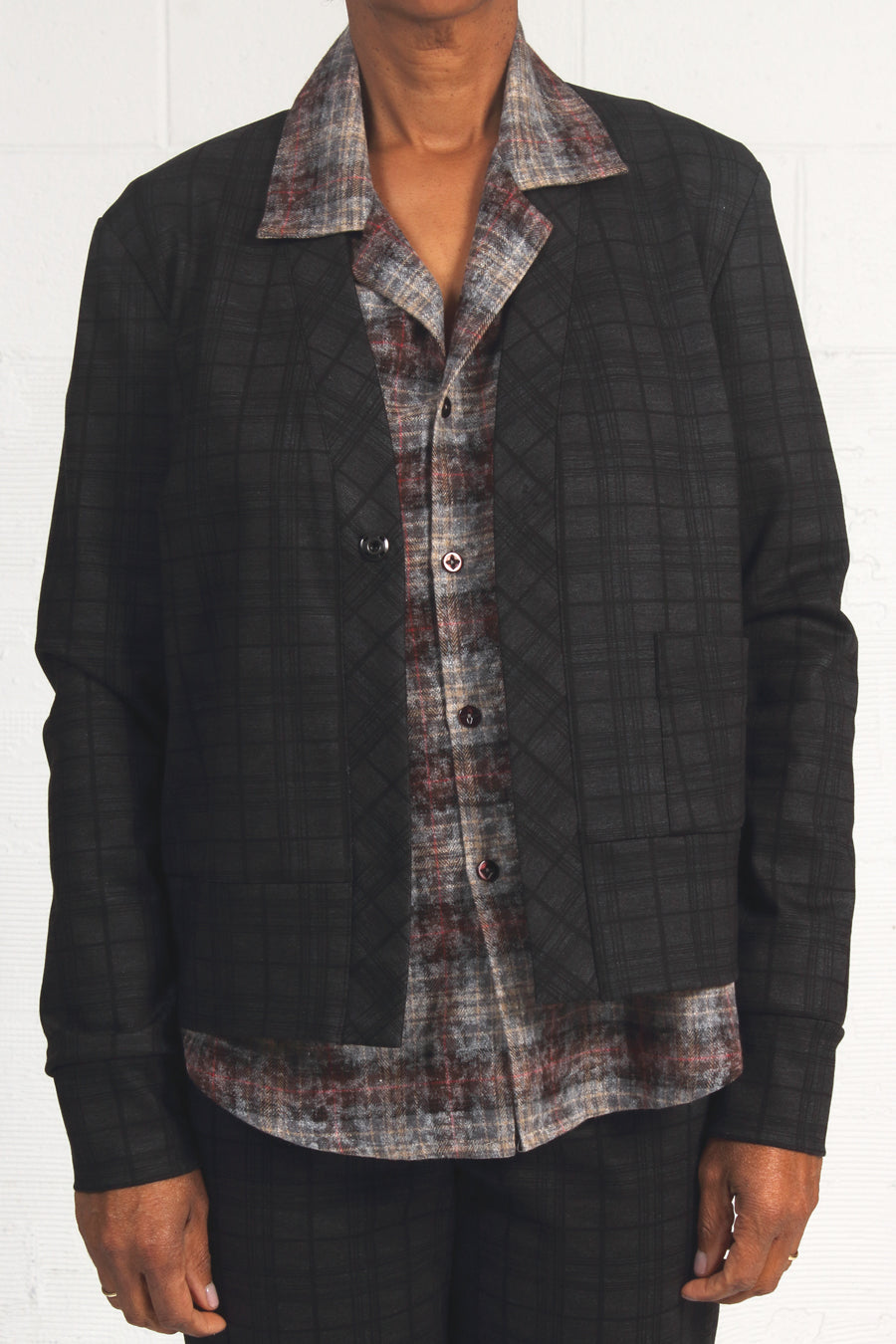 Gray Plaid Viggo Cardigan - a few more are being made!