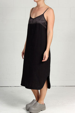 Hemp Walker Dress - charcoal