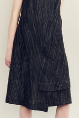 Linear Linen Marlowe Dress