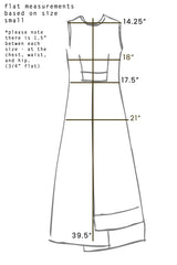 Linear Linen Marlowe Dress