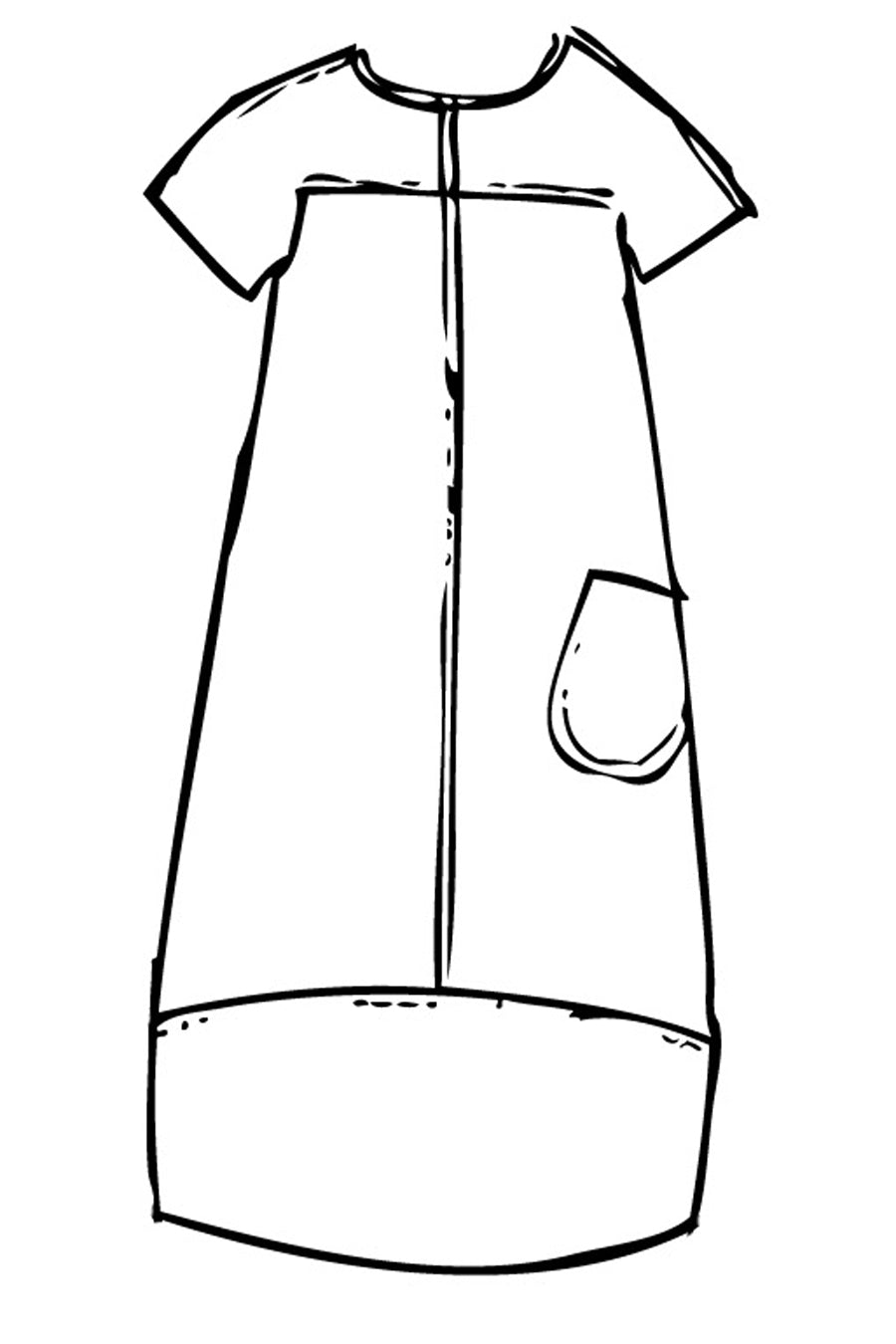 Rumpled Linen Union Dress - khaki - xsm