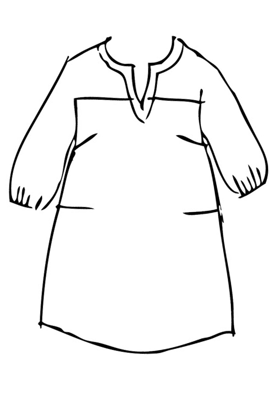 ALLYSON - Spring 2024 Pinstripe Shirting Emma Top -  sml