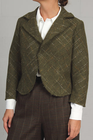 Plaid Wool Shep Jacket