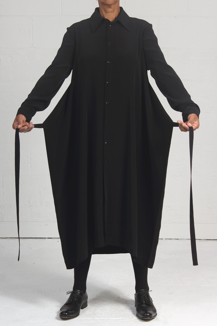 Satin Back Triacetate Jack Dress - SOLD OUT