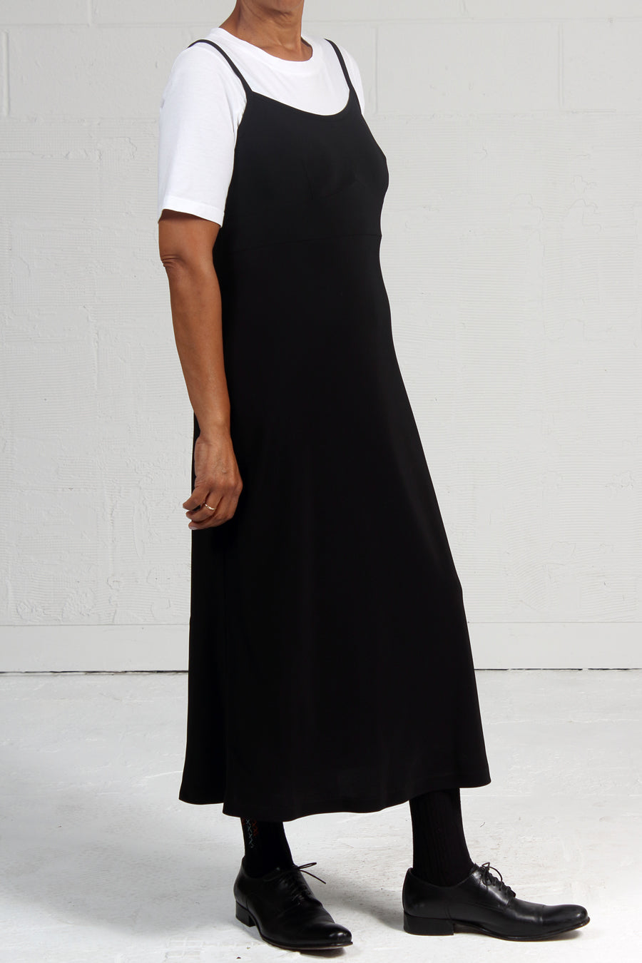 Satin Back Triacetate Long Greta Slip