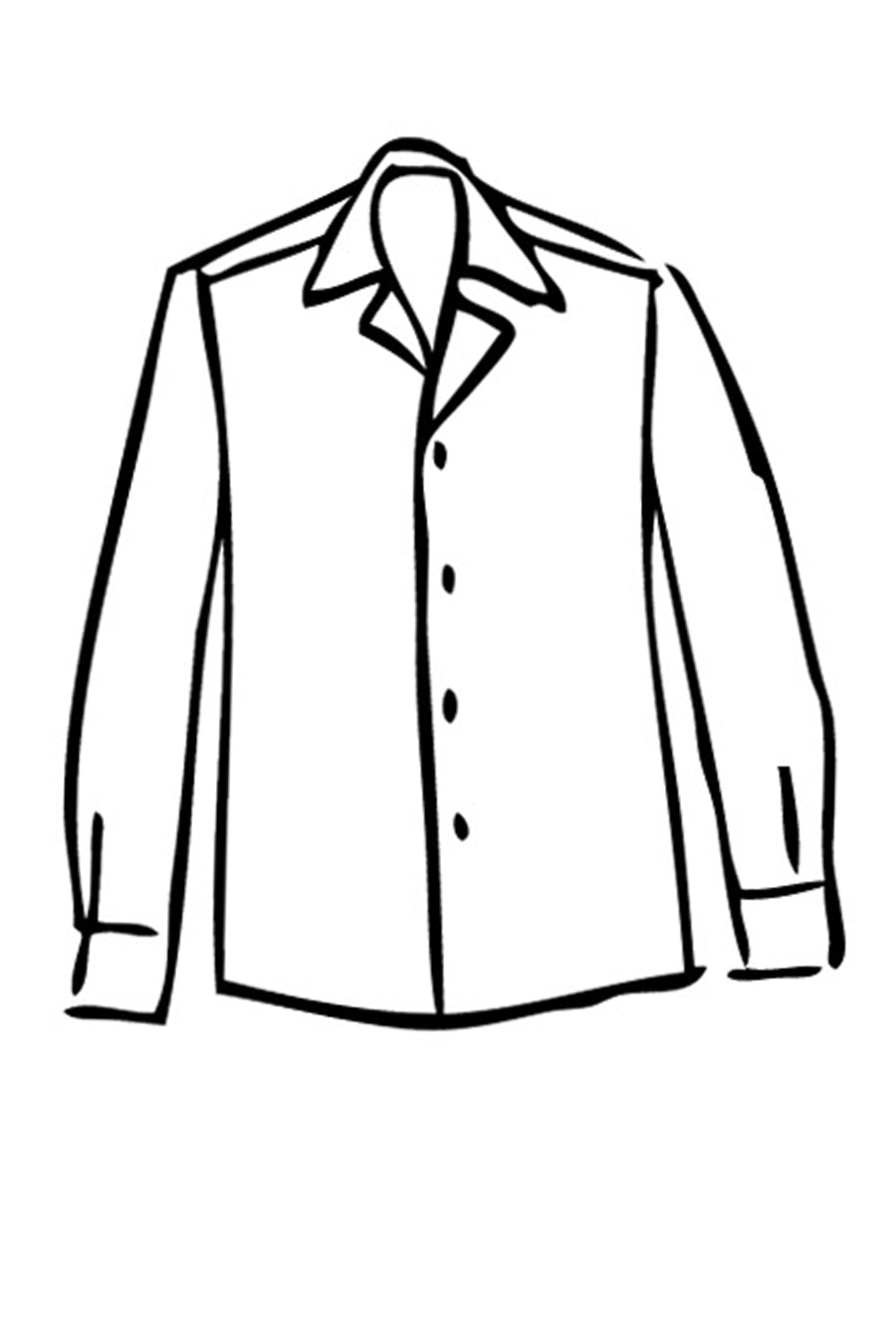 Satin Back Triacetate Peg Shirt - ivory - last one xlg