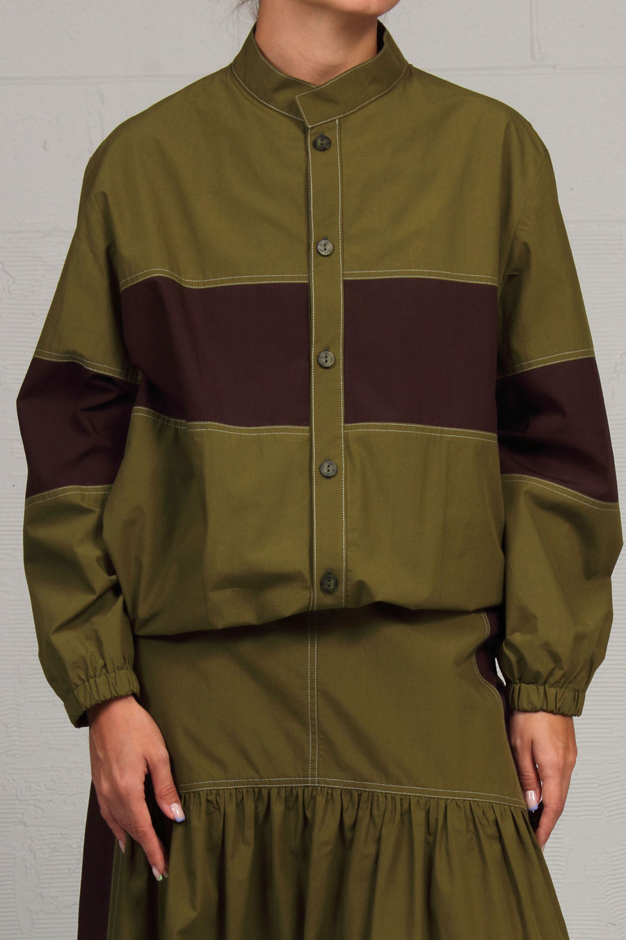 Solid Cottons Randy Jacket - Moss/Espresso