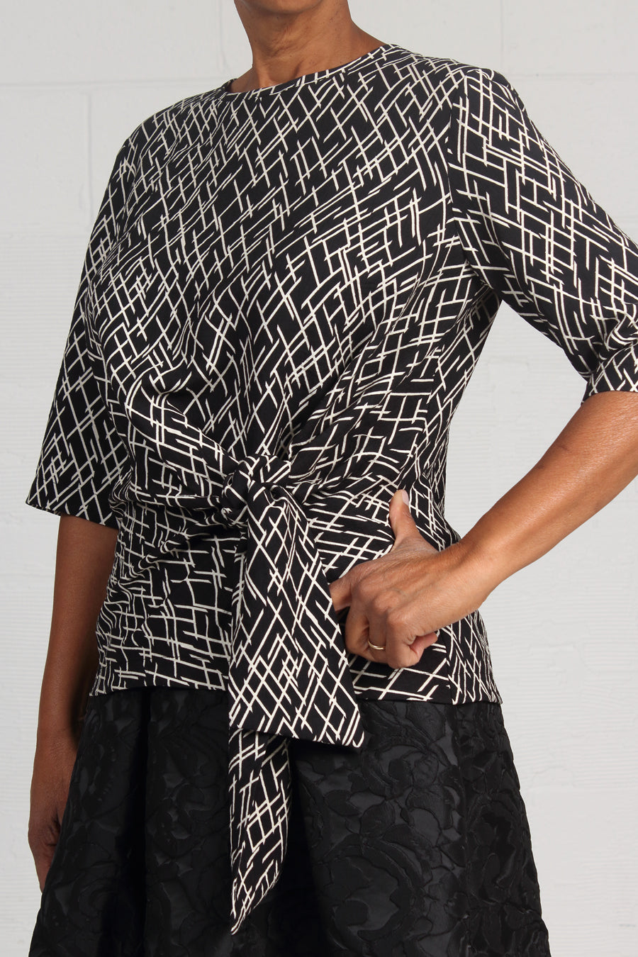 'Stick' Print Norma Top