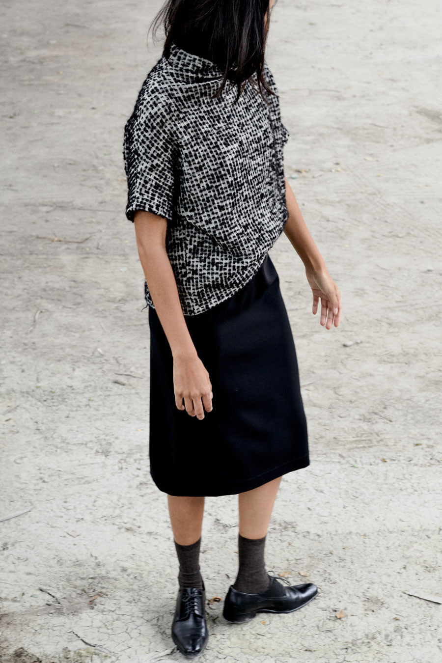 Fall 2023 Japanese Triacetate Pilot Skirt - xsm, lrg, xlg