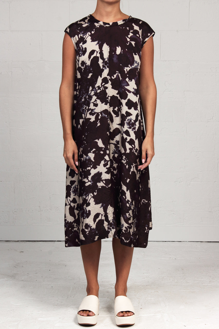 Blurry Floral Simone Dress