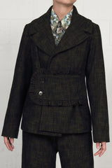 Fall 2022 Tumbled Suiting Whistle Jacket - xsm