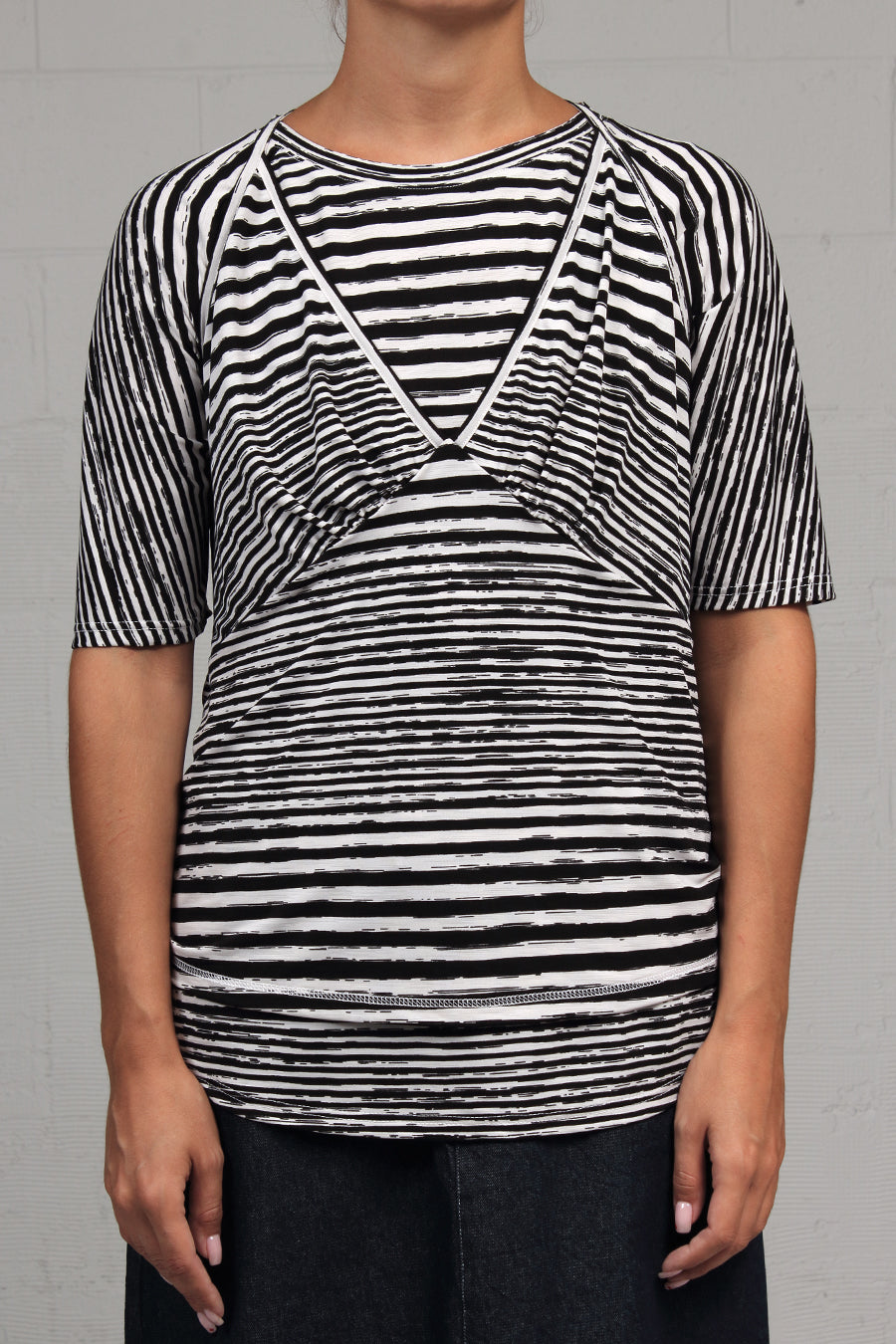 Brush Stroke Stripe Sydney Top