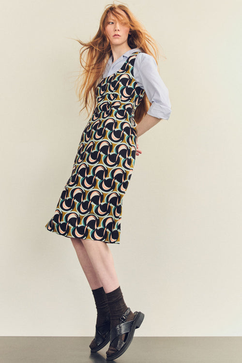 Spring 2024 Pinstripe Shirting Forest Shirt - med, xlg