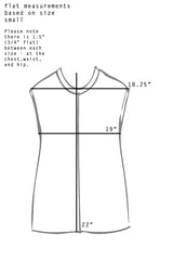Simone Top - red print - last one!