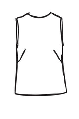 Chenille Stripe Linen Shifty Top