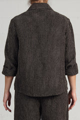 Chenille Stripe Linen Syd Top