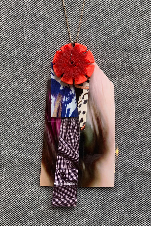 Collage Necklace - Flower