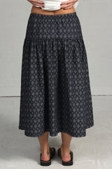 Cotton Jacquard Viv Skirt - xsm
