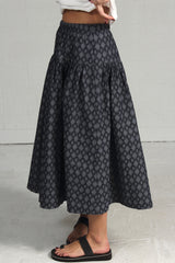 Cotton Jacquard Viv Skirt - xsm