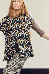 Spring 2024 Printed Cotton Gallery Smock - sml