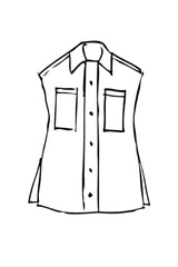 Spring 2024 Printed Cotton Gallery Smock - sml
