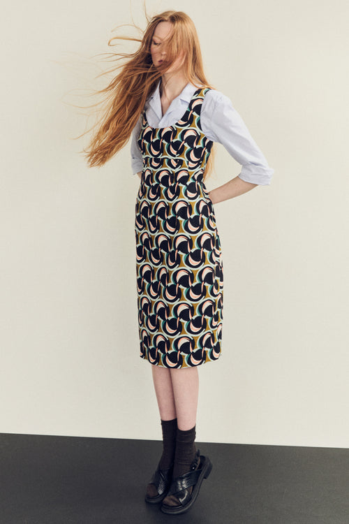 Spring 2024 Printed Cotton Lawn Dress - med, lrg