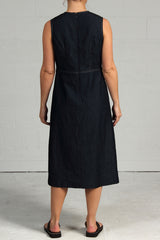 Denim Raw Edged Dress