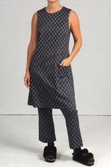 Diamond Jacquard Wellville Dress - 30% off