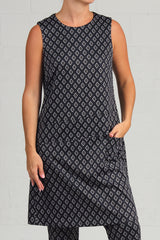 Diamond Jacquard Wellville Dress - 30% off