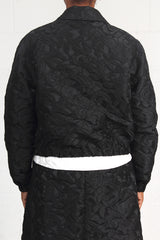 Floral Jacquard Jean Jacket - SOLD OUT