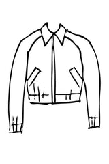 Floral Jacquard Jean Jacket - SOLD OUT