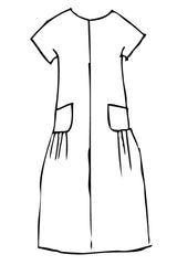 Seersucker Check Jogi  Dress - green