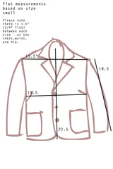 Floral Jacquard Max Jacket - black - SOLD OUT