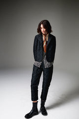 Floral Jacquard Service Pant - SOLD OUT