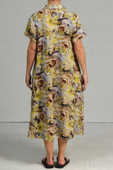 Floral Linen  Garden Dress