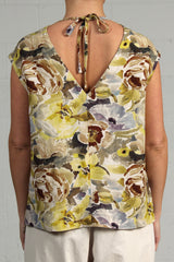 Floral Linen Simi Top