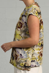 Floral Linen Simi Top