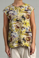 Floral Linen Simi Top
